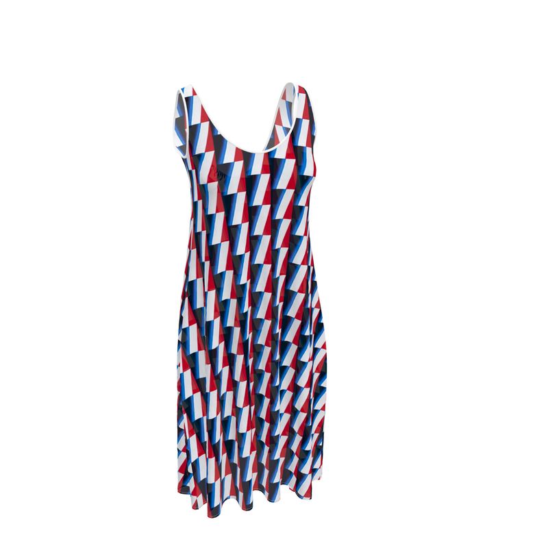 Women's Sleeveless Midi Dress, Marina
