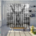 Shower Curtain, 75" x 79", Fontainbleau Fountain