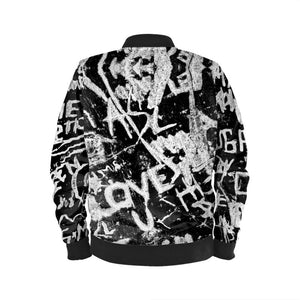 Men's Luxury Reversible Silk Bomber Jacket, Paris Birch Tree