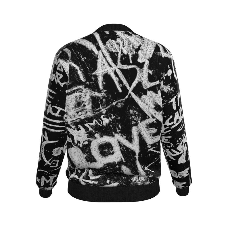 Women's Luxury Bomber Jacket, Paris Birch Tree