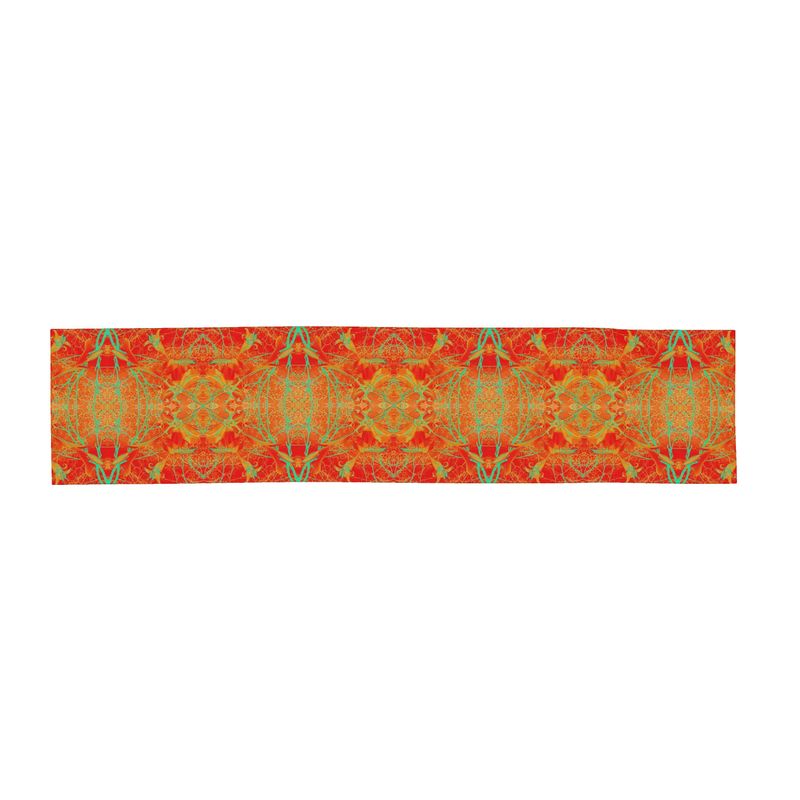 Royal Silk Chiffon Scarf, Electric Lily