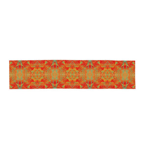 Royal Silk Chiffon Scarf, Electric Lily