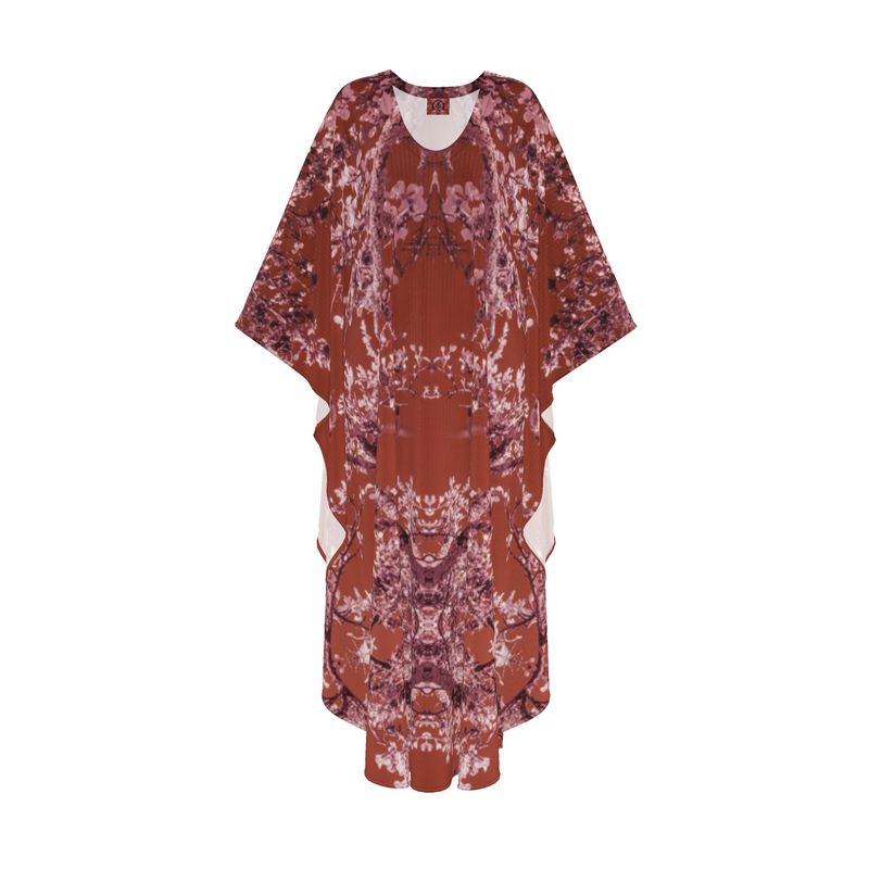 Silk Kaftan, Hummingbird, Infrared