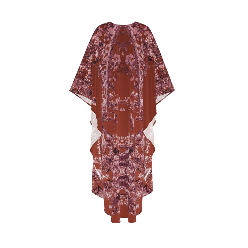 Silk Kaftan, Hummingbird, Infrared