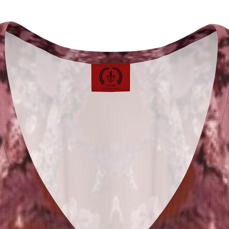Silk Kaftan, Hummingbird, Infrared