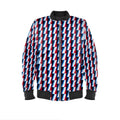 Mens Luxury Satin Bomber Jacket, Marina