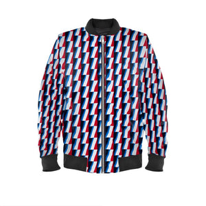 Mens Luxury Satin Bomber Jacket, Marina