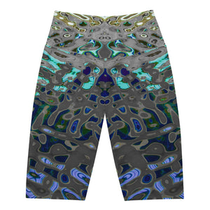 Women's Biker Shorts, Liquid Jewel