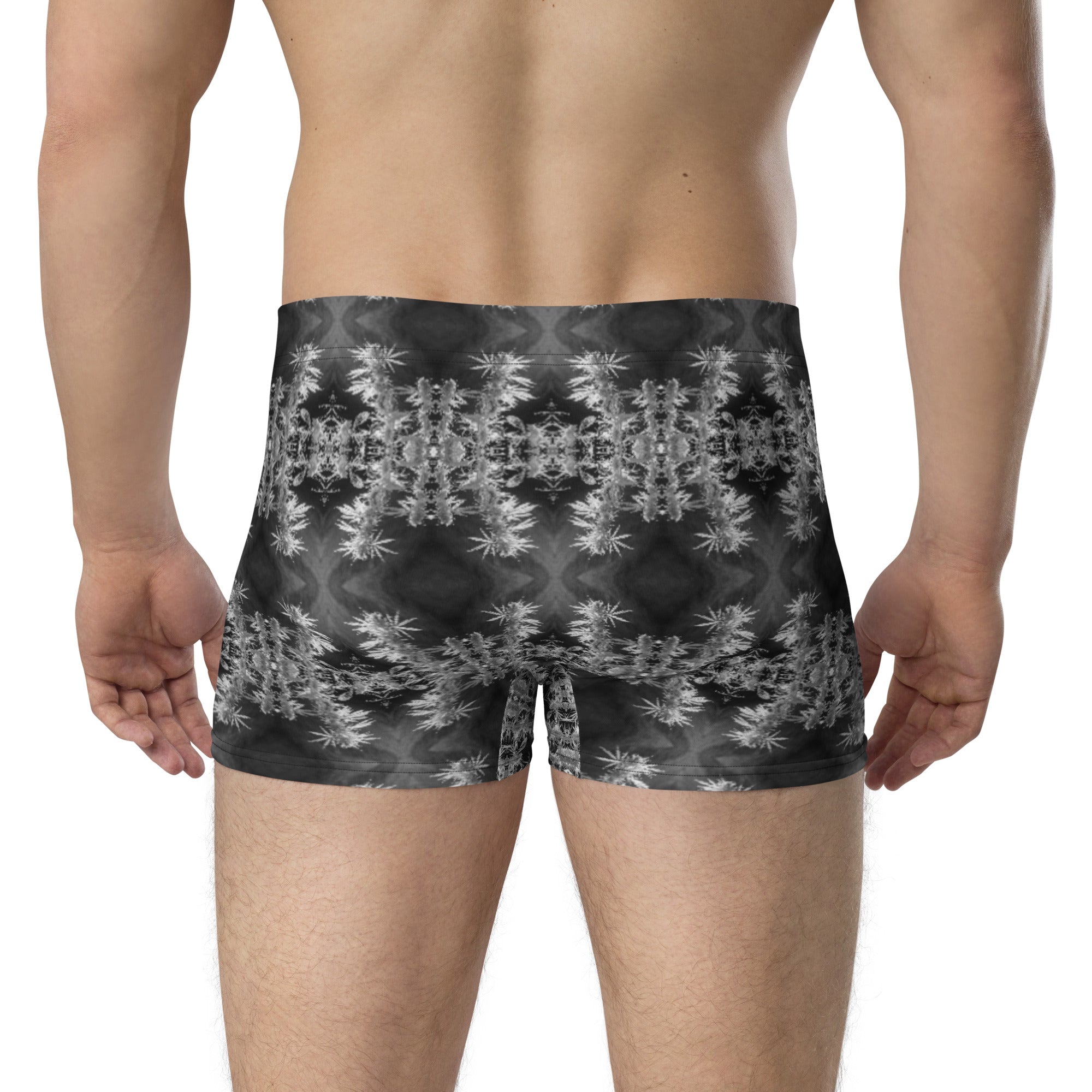 Men's Boxer Briefs, Cannabis, Midnight