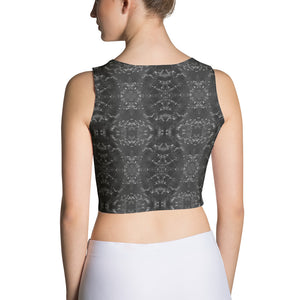 Women's Fitted Crop Top, Eden, Midnight