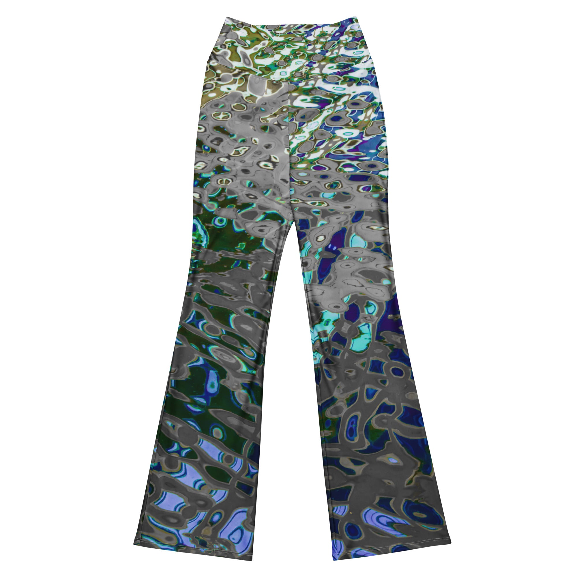 Women's Flare Leggings, Liquid Jewel