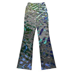 Women's Flare Leggings, Liquid Jewel