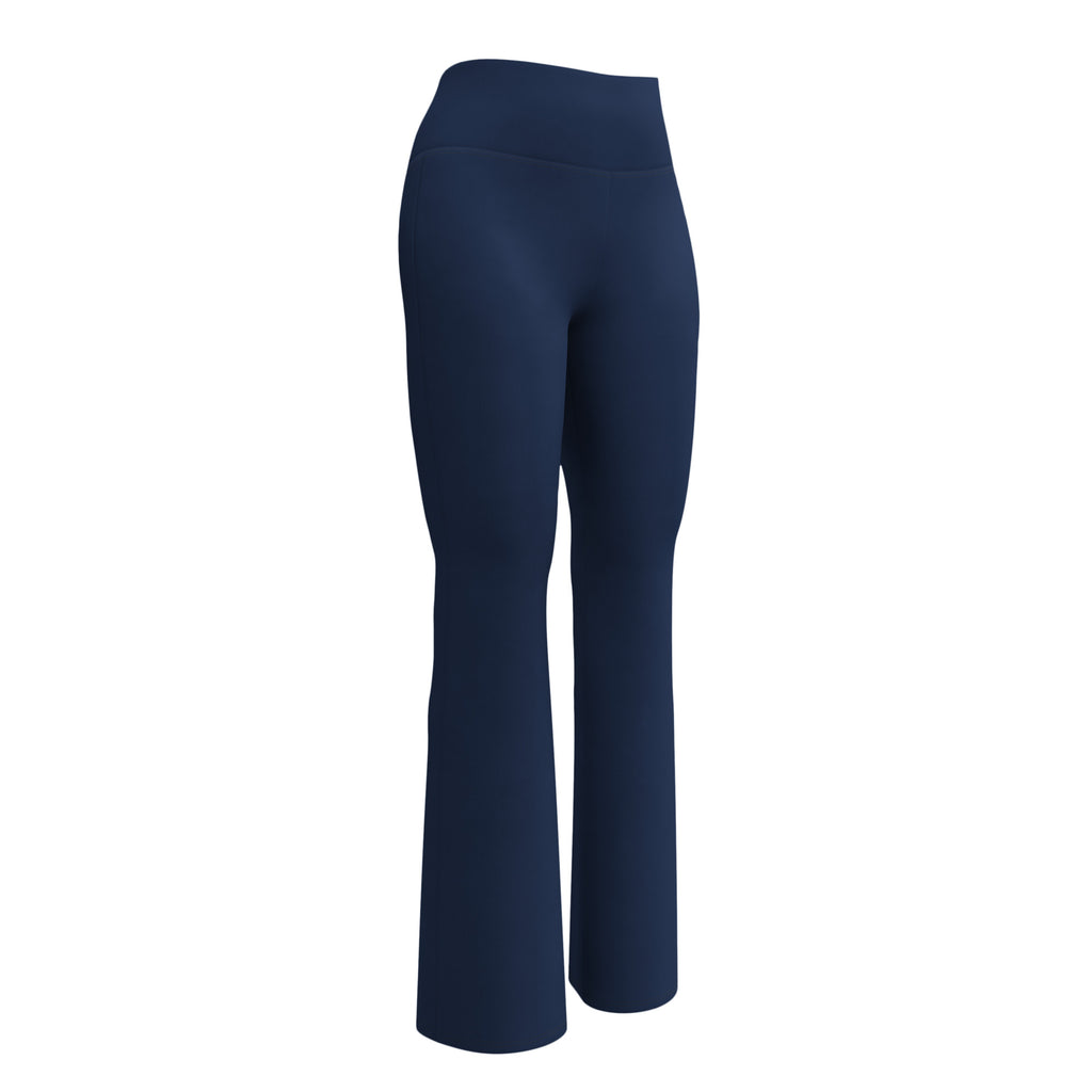 Women's Flare Leggings, Navy