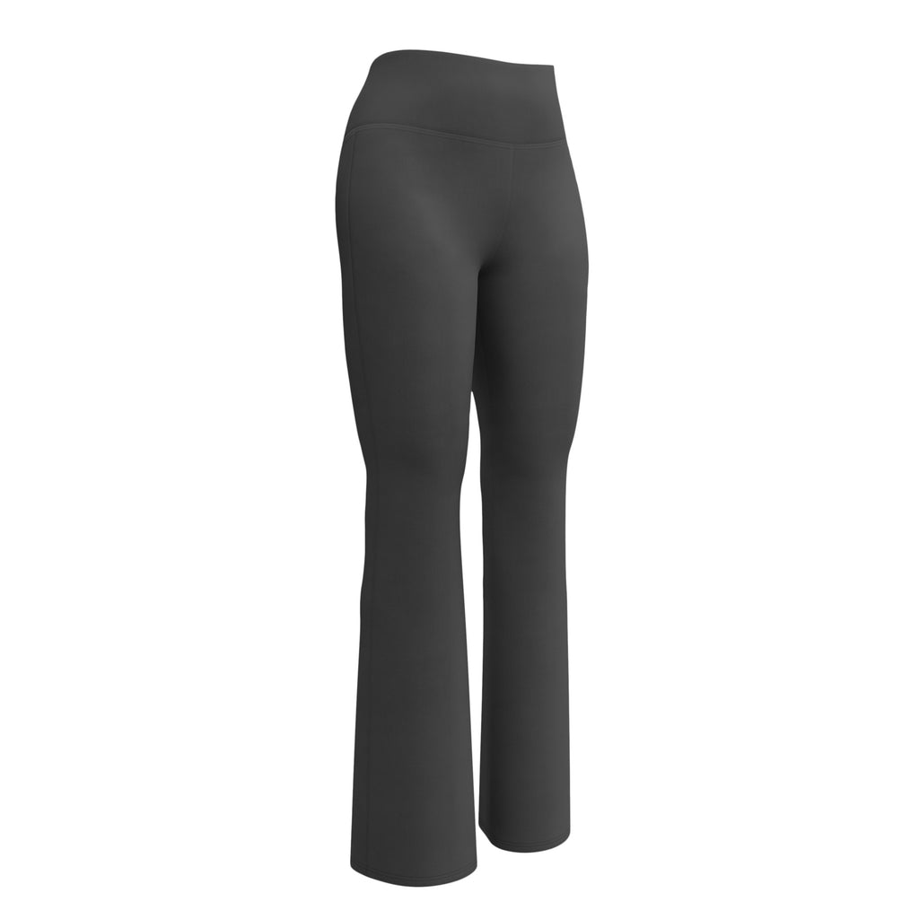 Women's Flare Leggings, Dark Grey