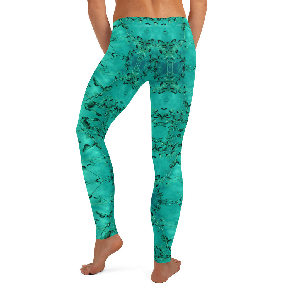 Women's Leggings, Eden, Green