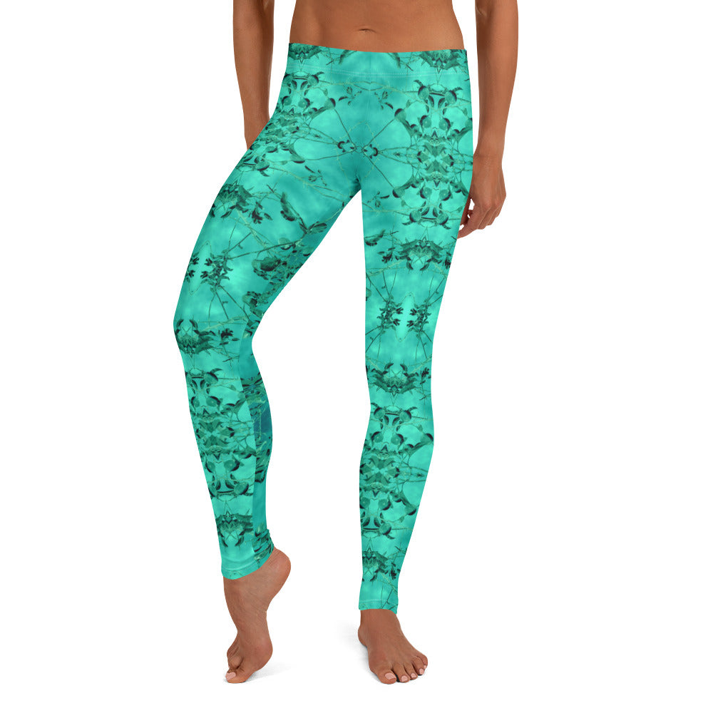 Women's Leggings, Eden, Green