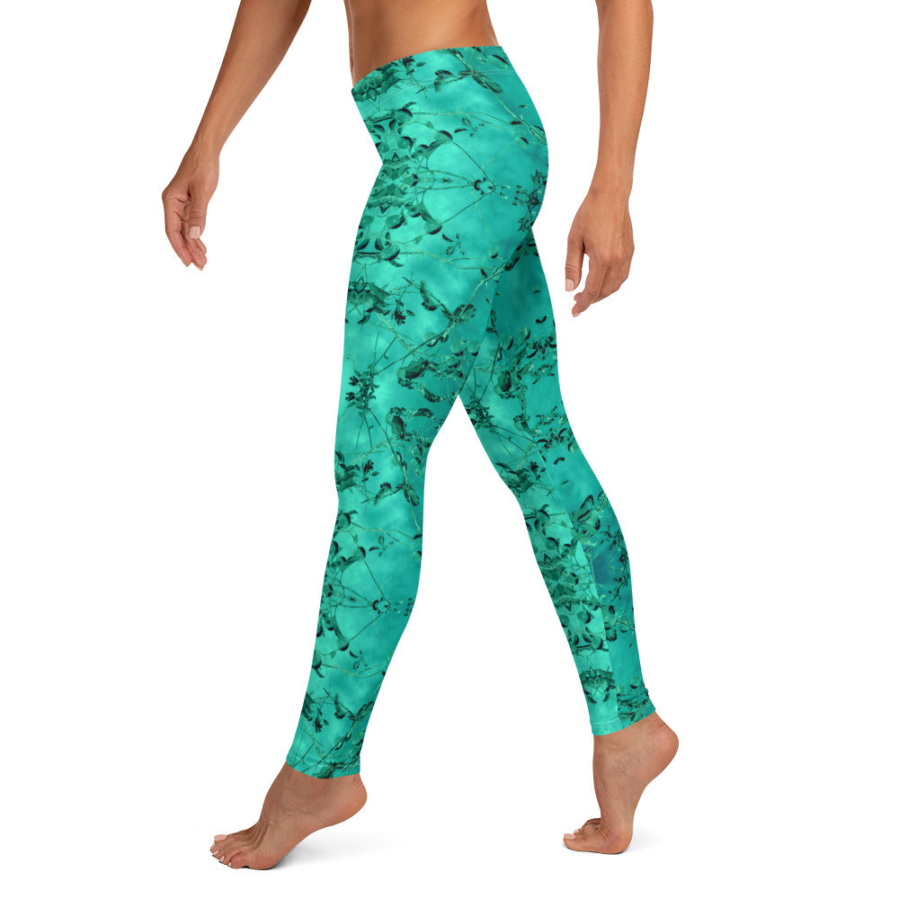 Women's Leggings, Eden, Green