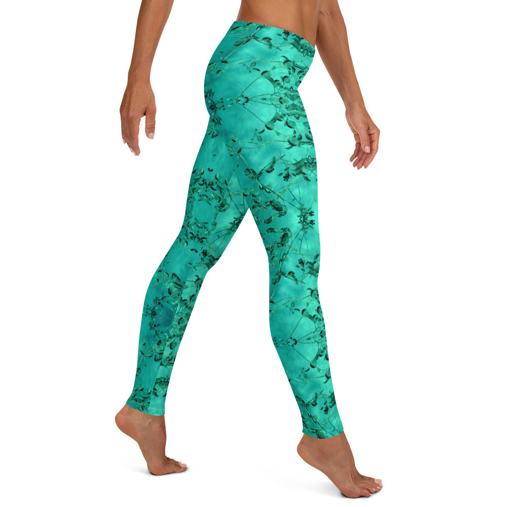 Women's Leggings, Eden, Green