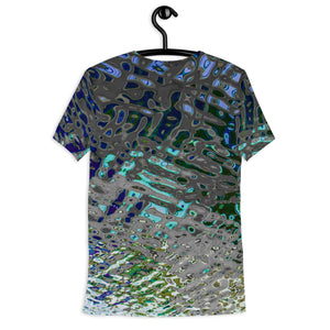 Men's Premium Athletic Crew Neck T-Shirt, Liquid Jewel