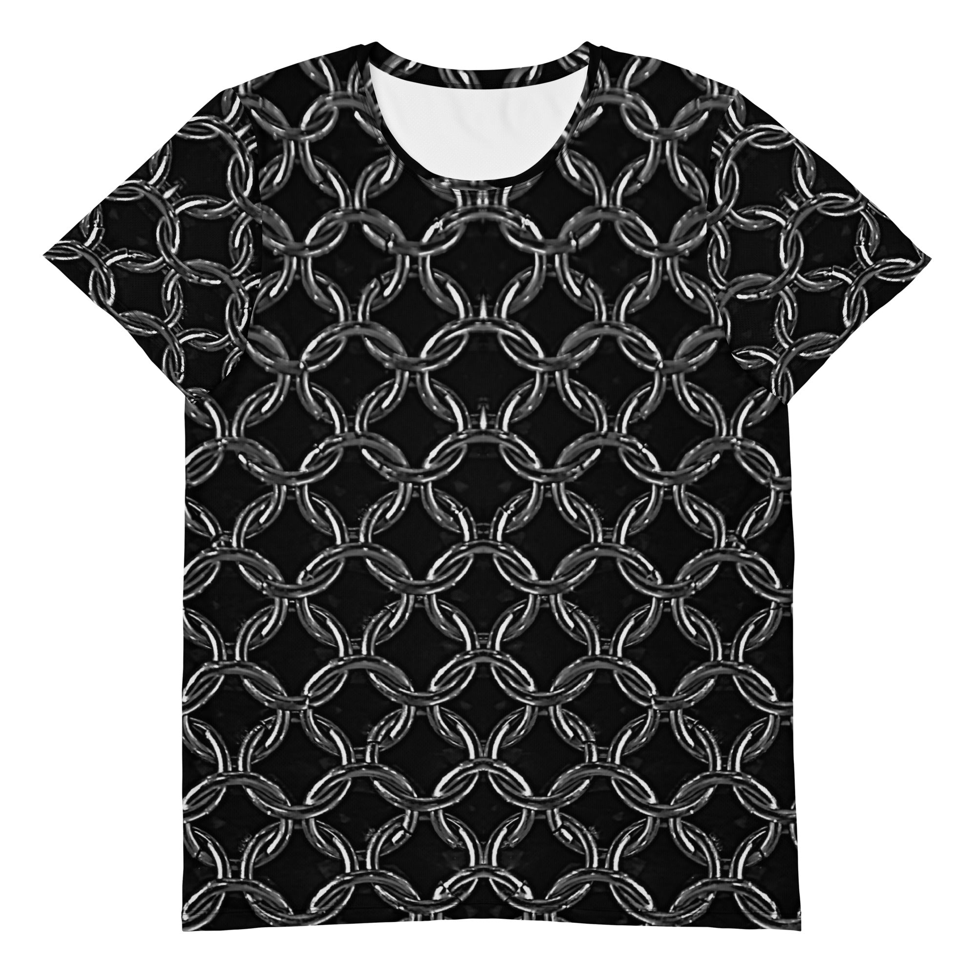 Men's Premium Athletic Crew Neck T-Shirt, Chainmaille