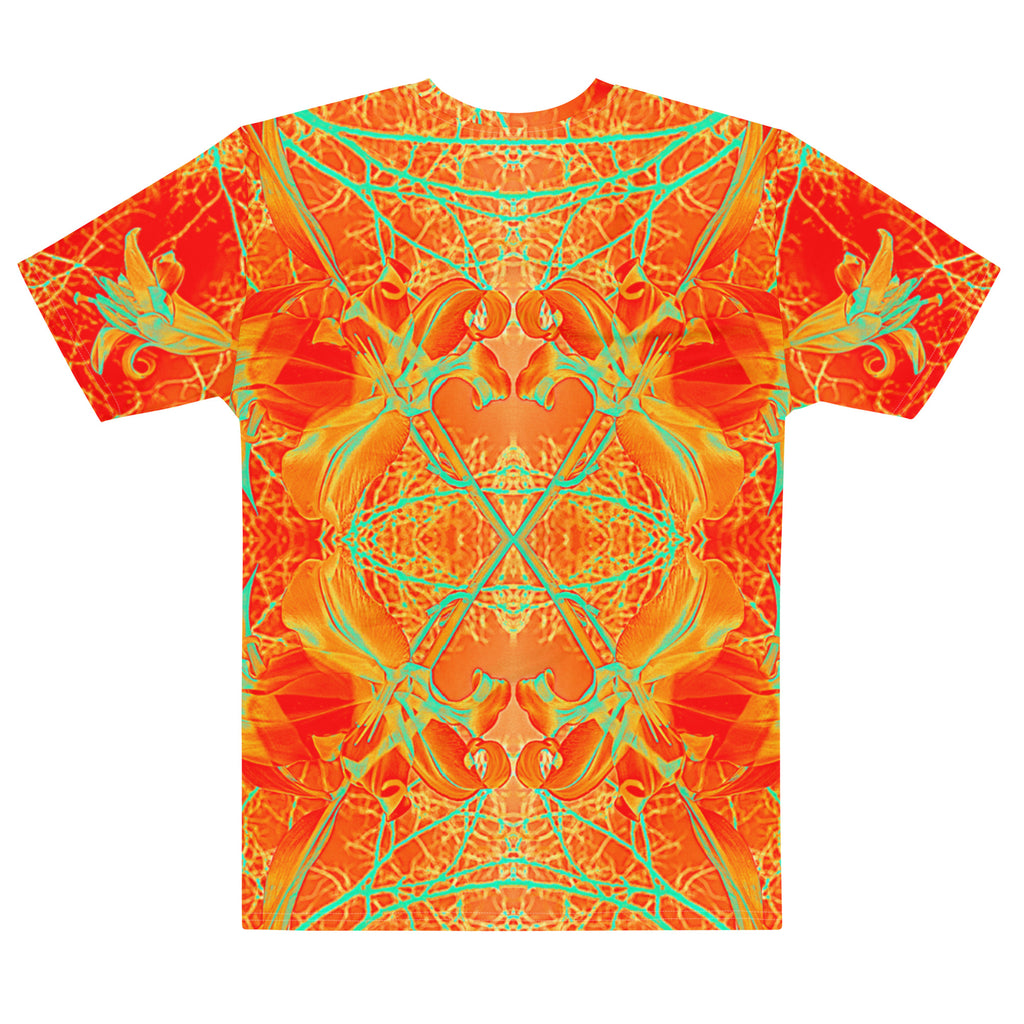 Men's Regular Fit, Four-Way Stretch Crew Neck T-Shirt, Electric Lily