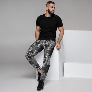 Men's Slim-Fit Joggers with Pockets, Cannabis, Midnight