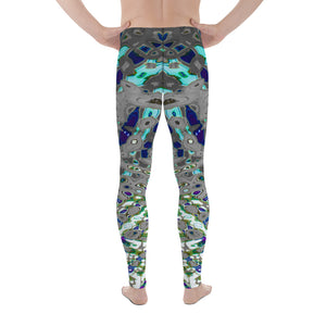 Men's Leggings, Bright Liquid Jewel