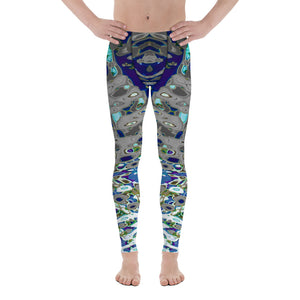 Men's Leggings, Bright Liquid Jewel