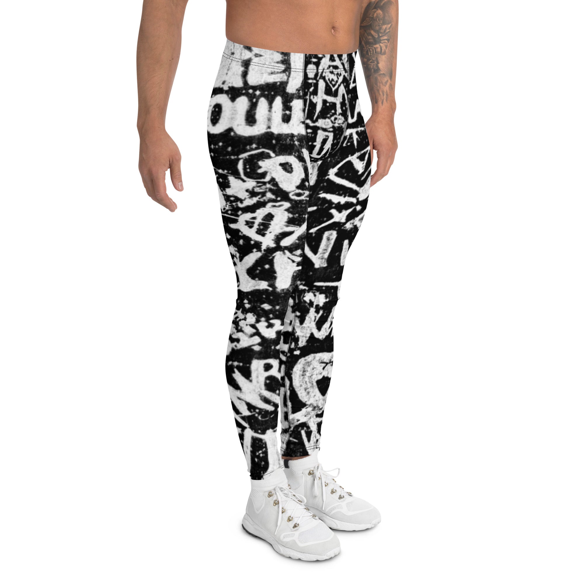 Men's Leggings, Paris Birch Tree