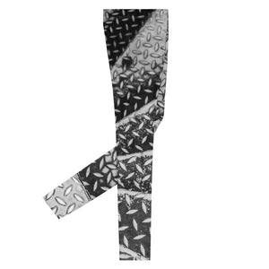 Men's Leggings, Eiffel Tower Diamond Plate