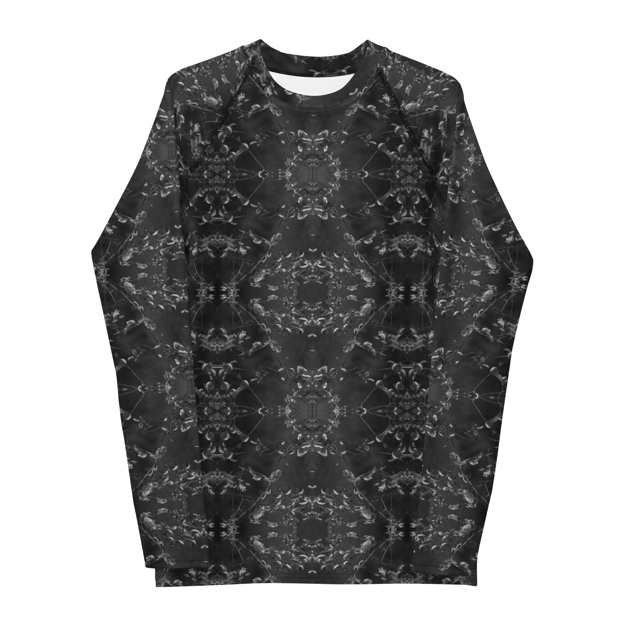 Men's Slim-Fit Rash Guard UPF 50+, Eden, Midnight