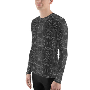 Men's Slim-Fit Rash Guard UPF 50+, Eden, Midnight