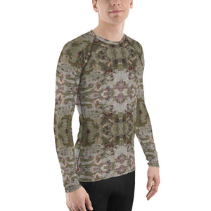 Men's Slim-Fit Rash Guard UPF 50+, Chameleon