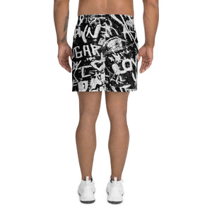 Men's Recycled Long Shorts with Mesh Side Pockets, No Liner, Paris Birch Tree