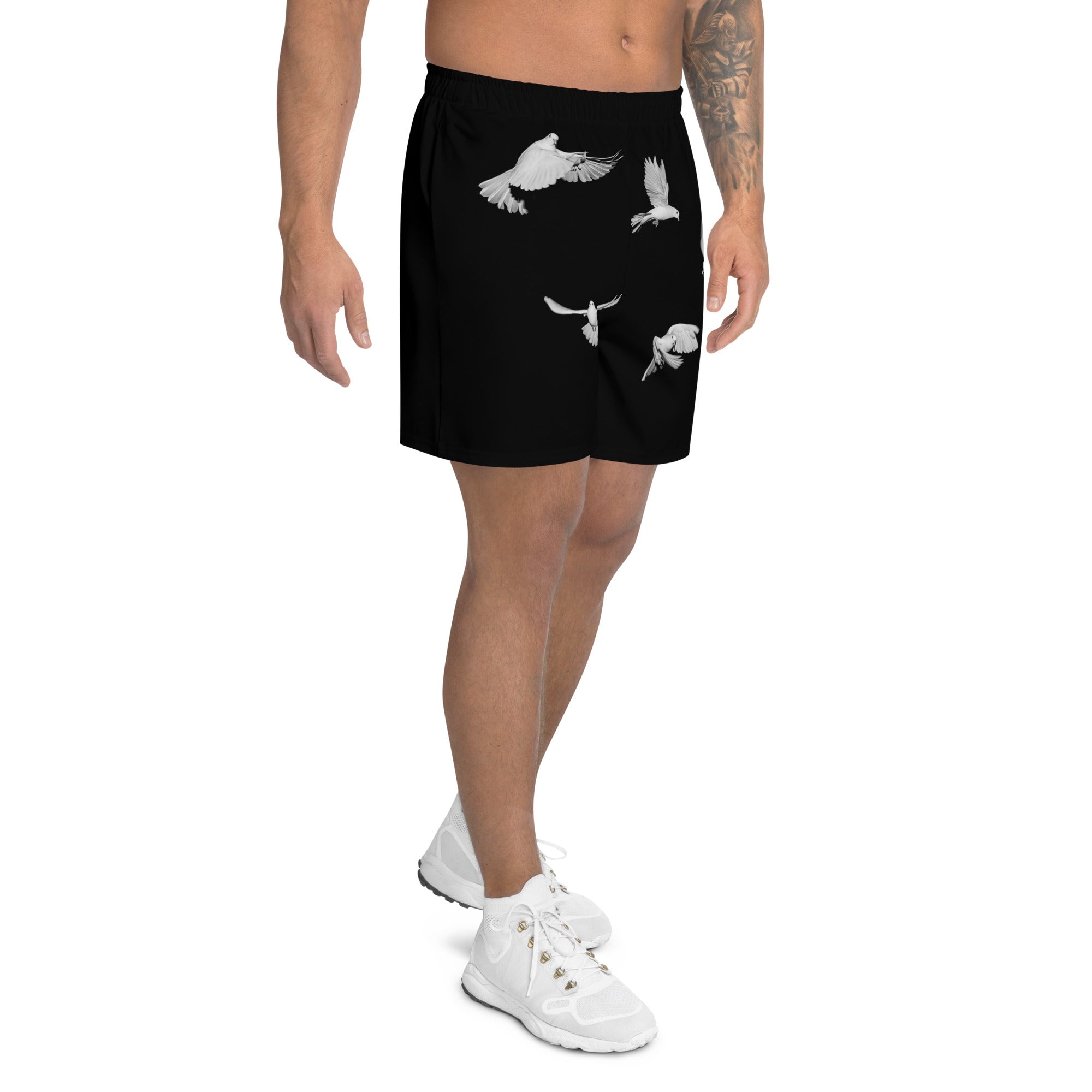 Men's Recycled Long Shorts with Mesh Side Pockets, No Liner, Zelda