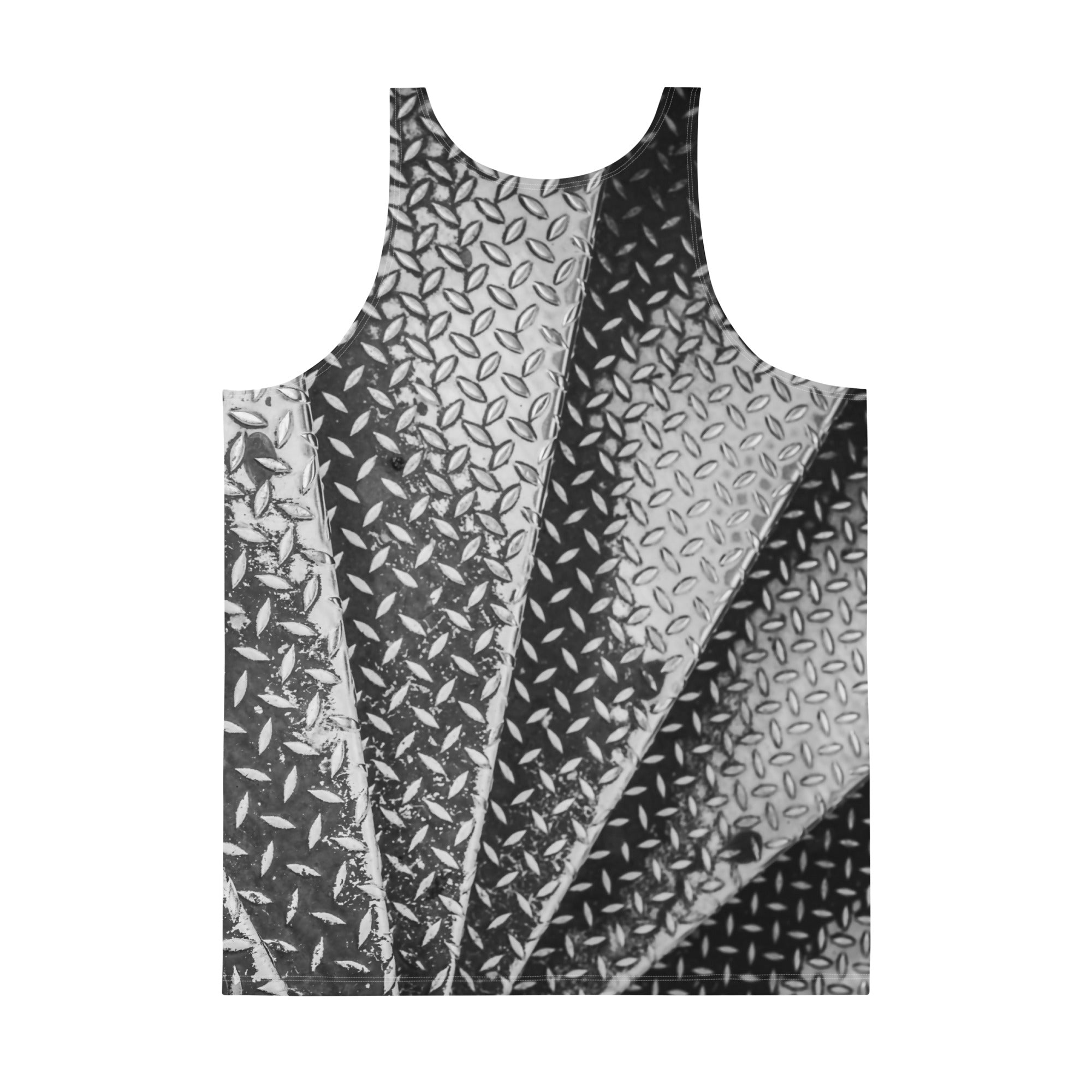 Loose-Fit Tank Top, Eiffel Tower Diamond Plate