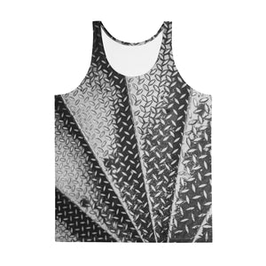 Loose-Fit Tank Top, Eiffel Tower Diamond Plate