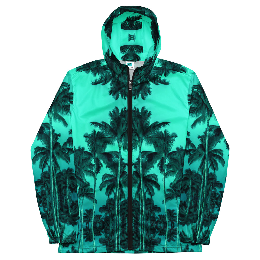 Windbreaker, Palm Tree, Green