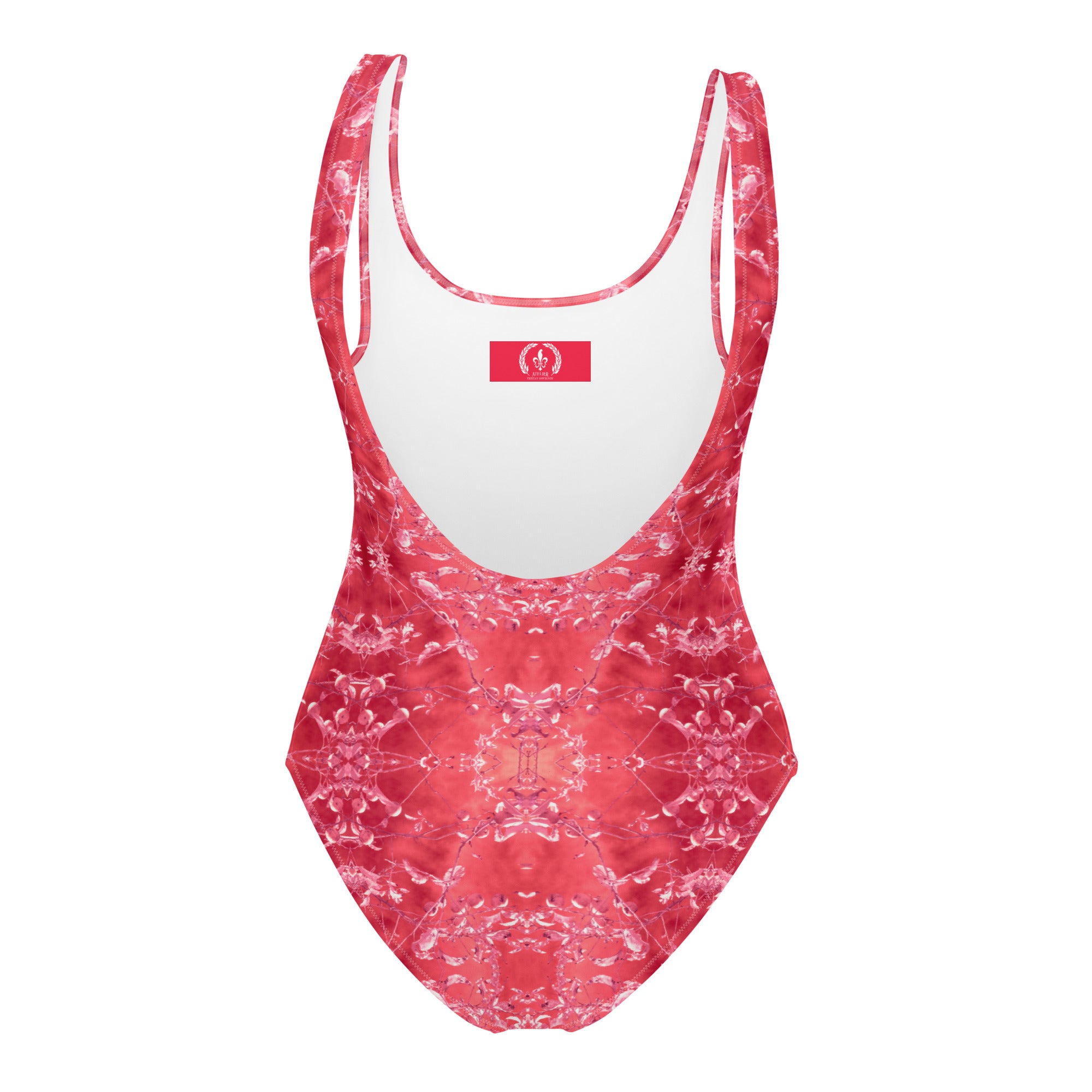 Women's One-Piece Swimsuit, Eden, Infrared