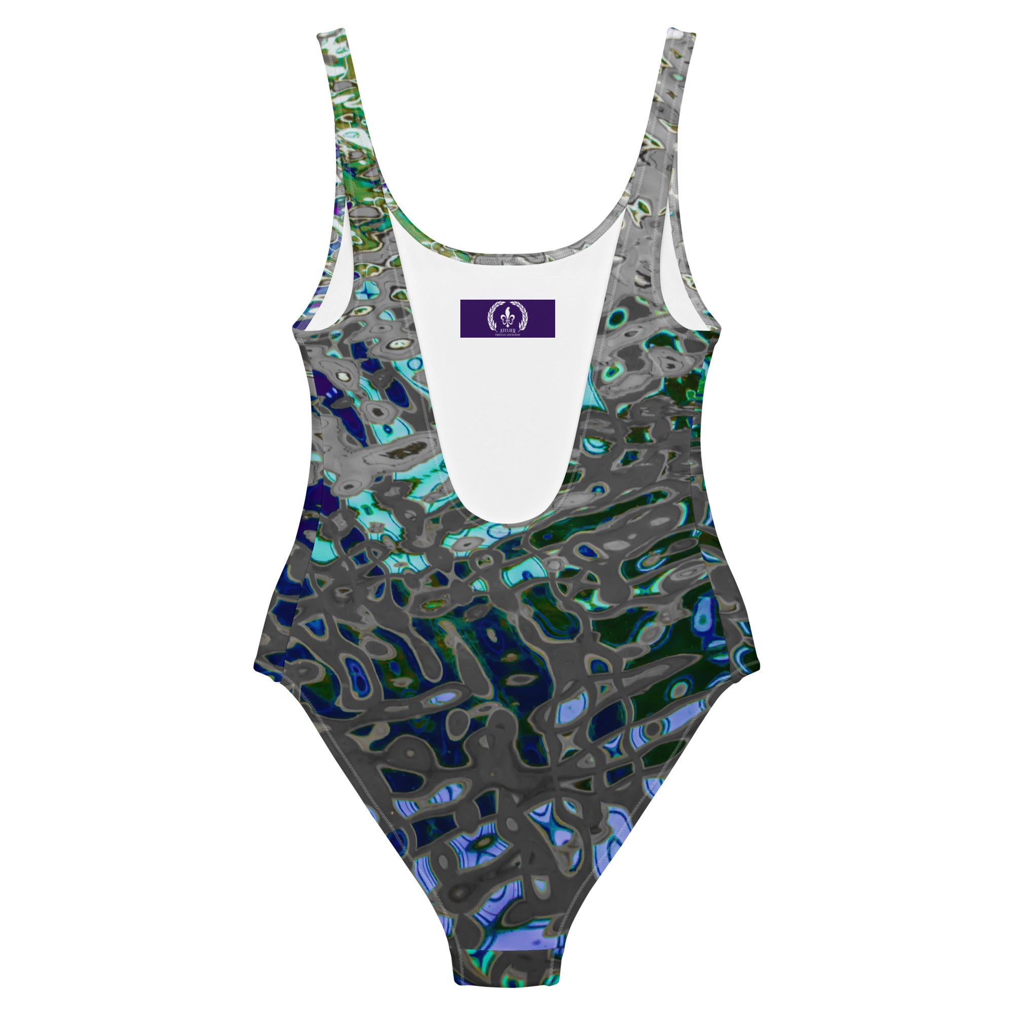 Women's One-Piece Swimsuit, Liquid Jewel