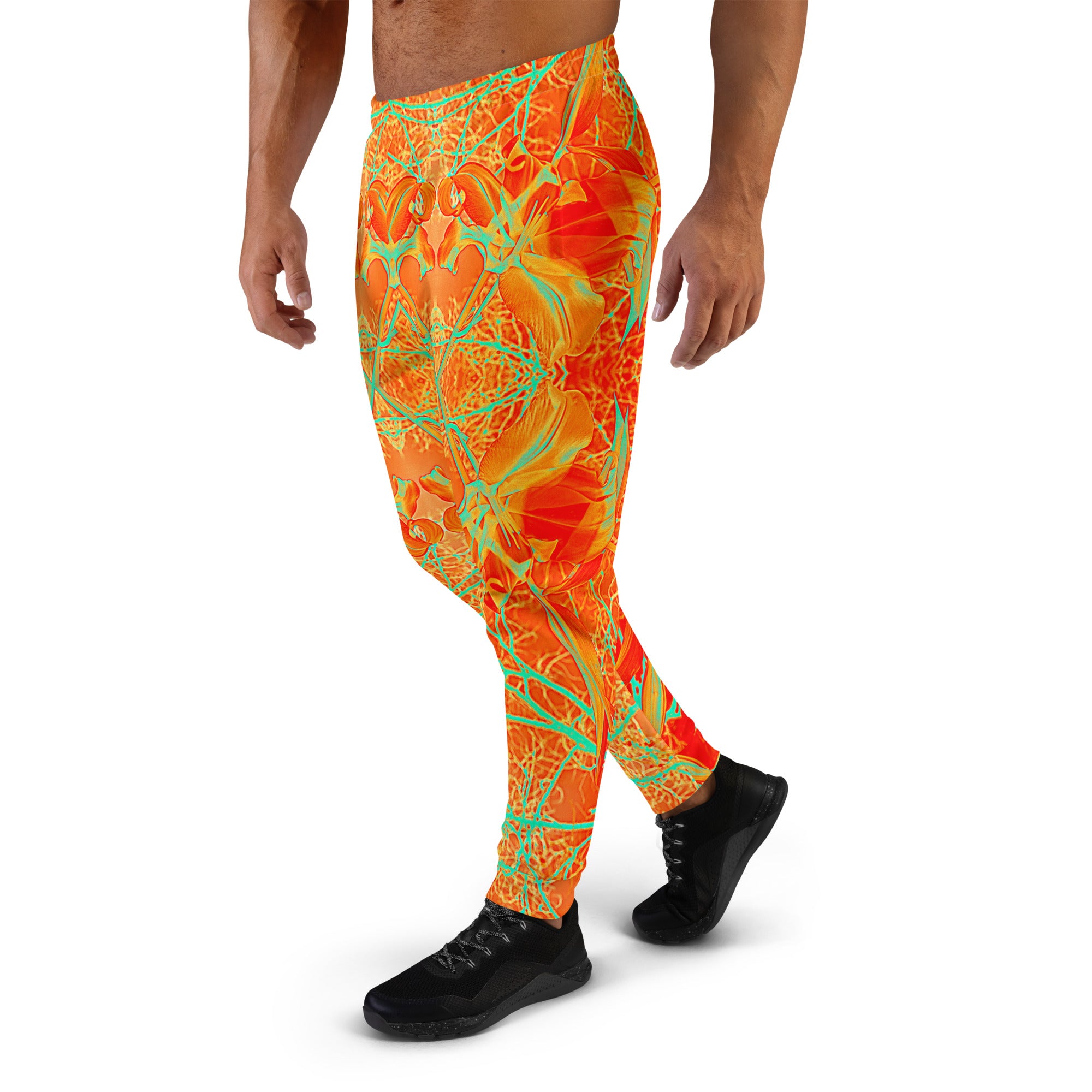 Men's Slim-Fit Joggers with Pockets, Electric Lily