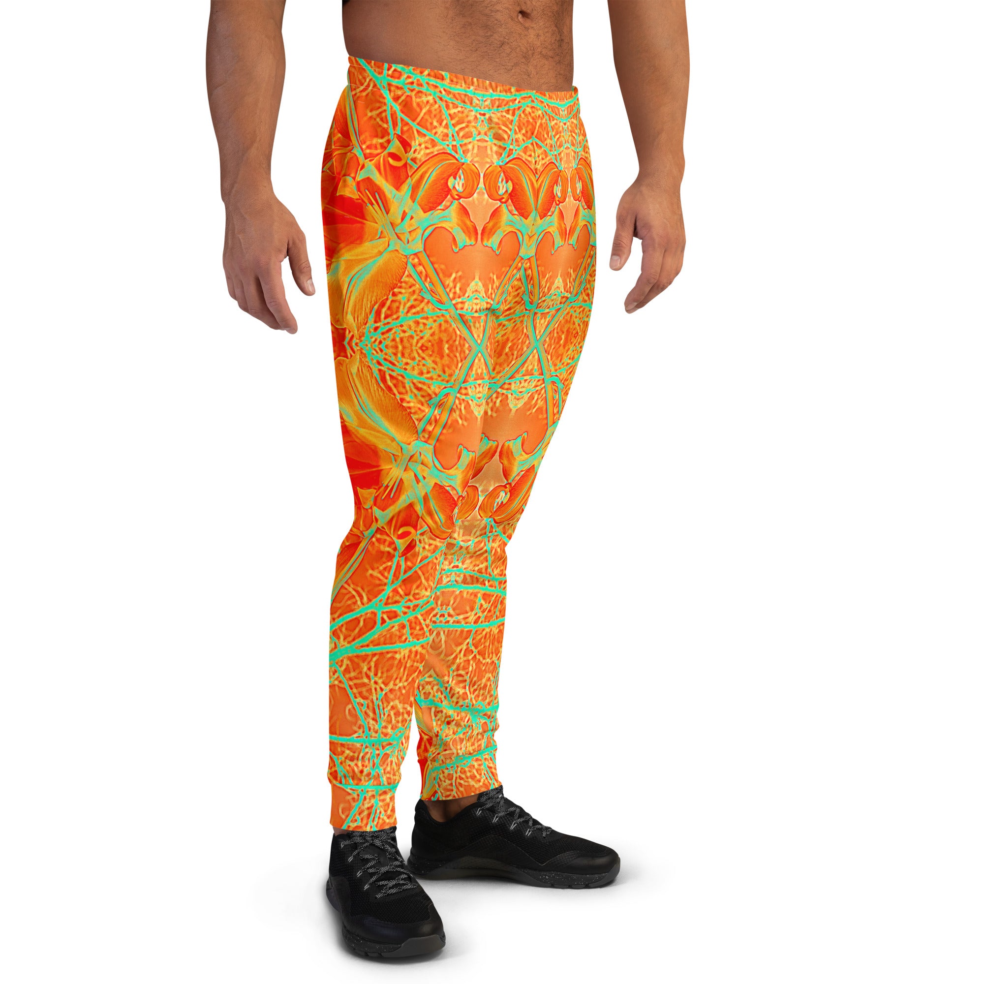 Men's Slim-Fit Joggers with Pockets, Electric Lily