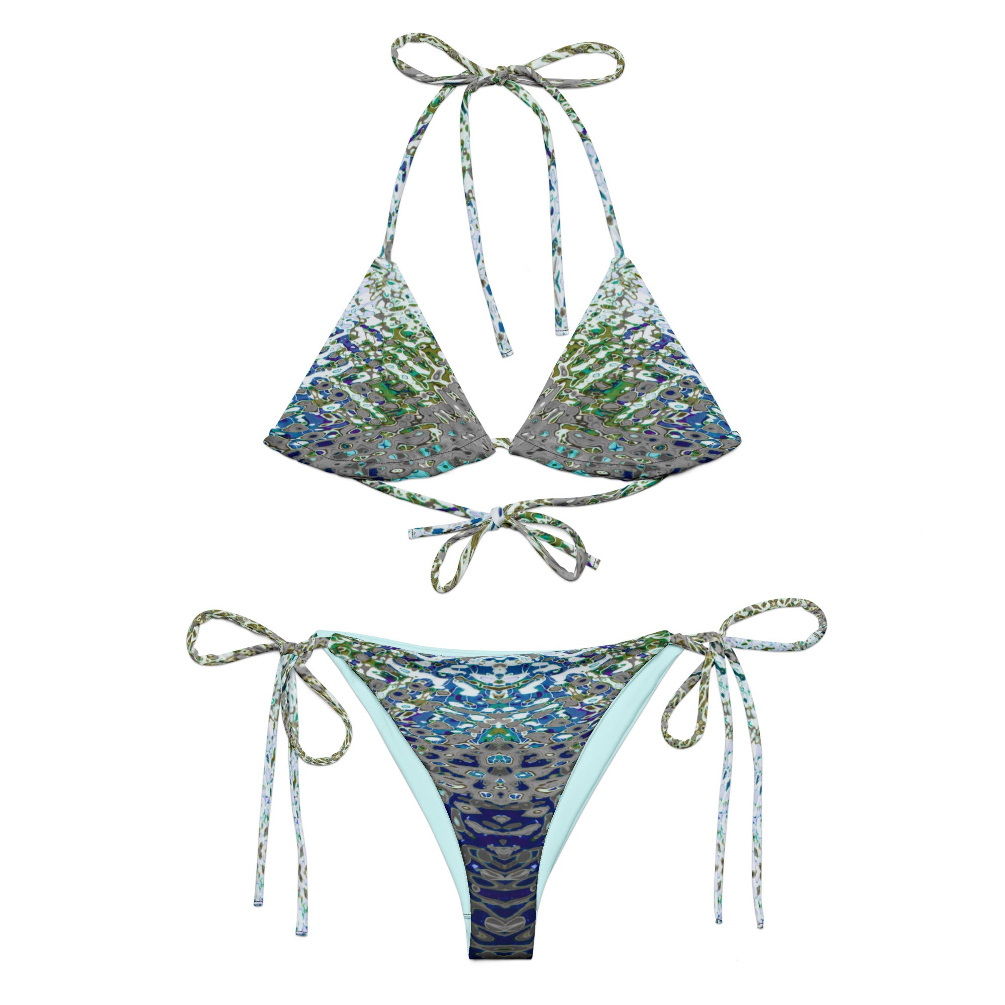 Women's String Bikini, Liquid Jewel