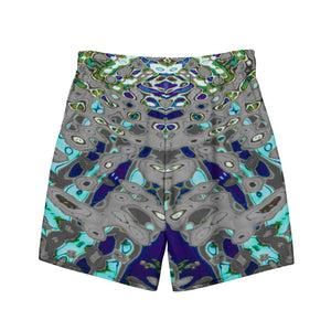 Men's Recycled Swim Trunks, with Liner, Liquid Jewel