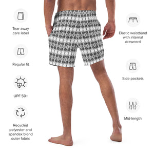 Men's Recycled Swim Trunks, with Liner, Helios Collection