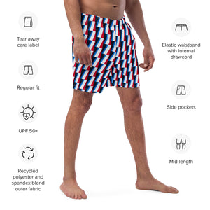 Men's Recycled Swim Trunks, with Liner, Marina