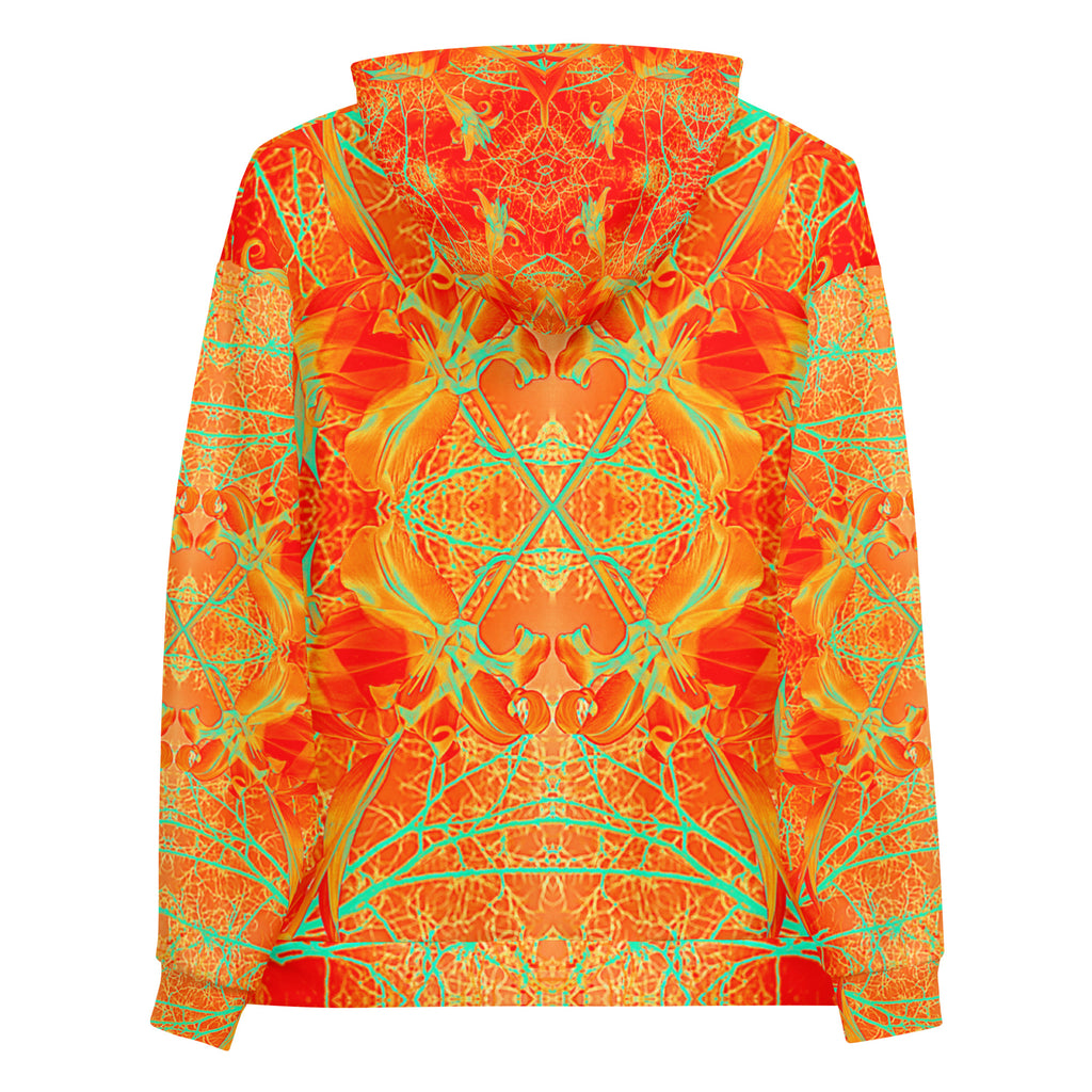 Hoodie with Front Pocket, Electric Lily