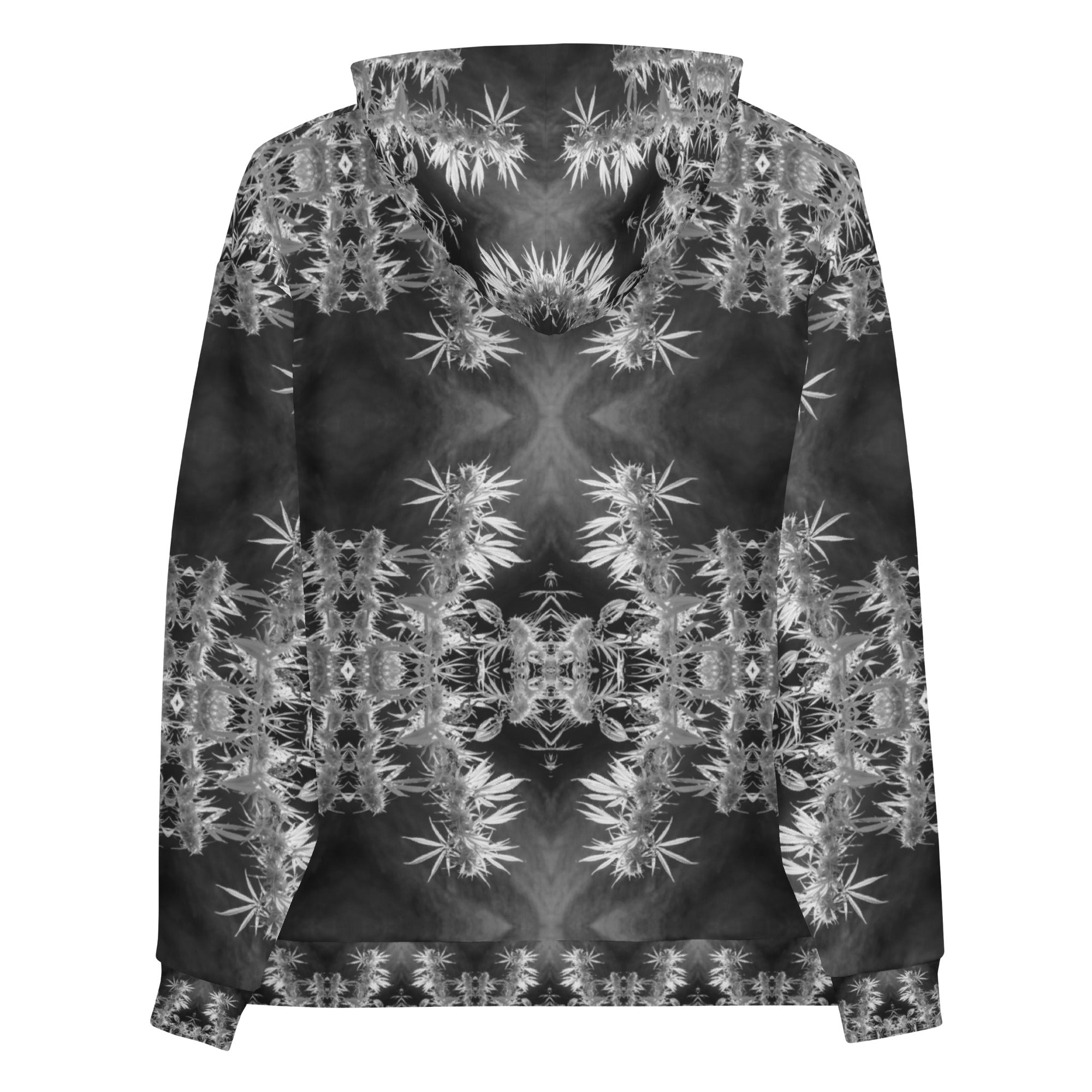 Hoodie with Front Pocket, Cannabis, Midnight