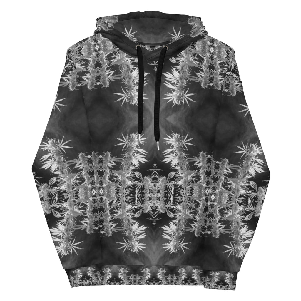 Hoodie with Front Pocket, Cannabis, Midnight