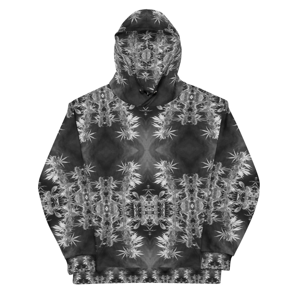 Hoodie with Front Pocket, Cannabis, Midnight